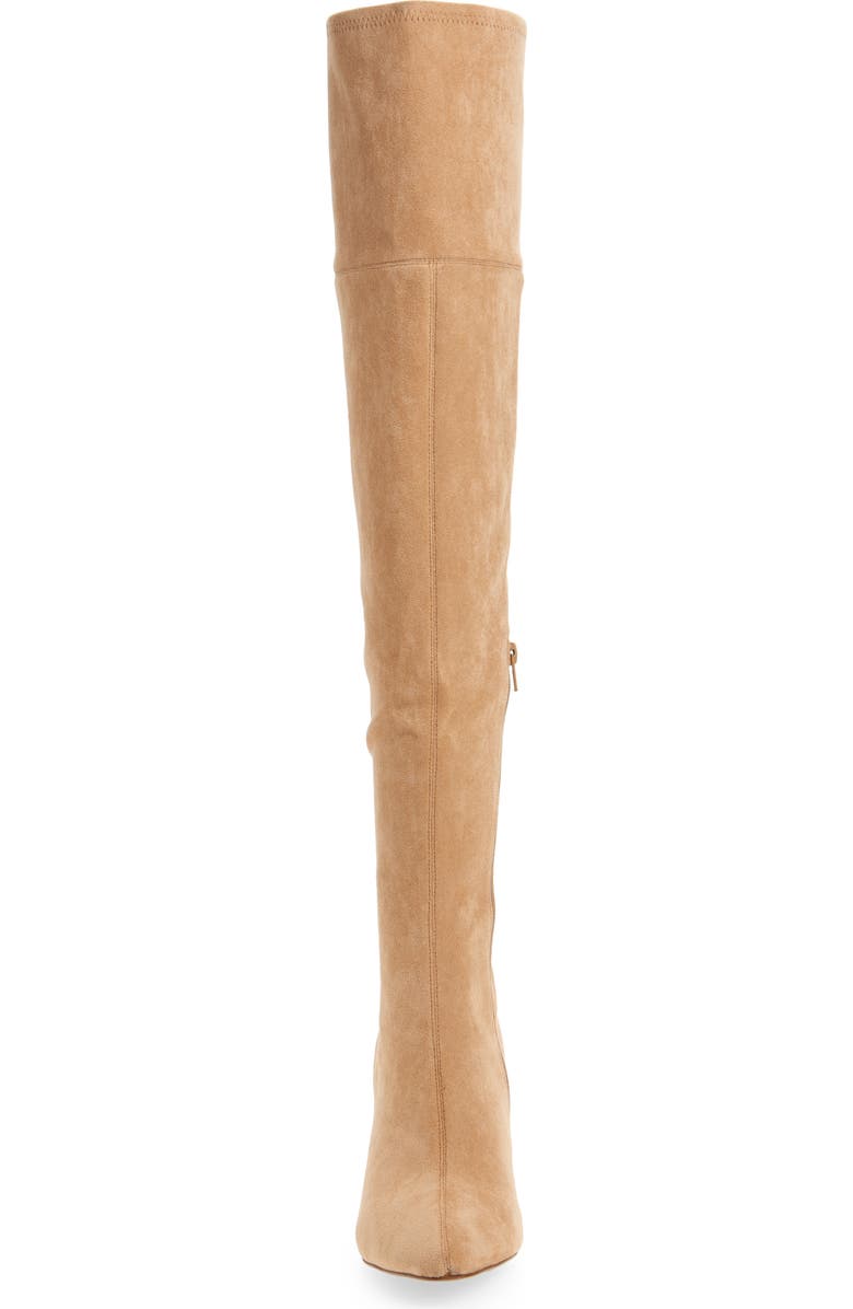 Jeffrey Campbell Parisah Over the Knee Boot, Alternate, color, Beige Suede