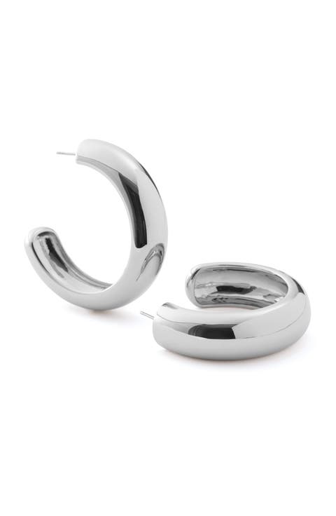 Large Gia Hoop Earrings