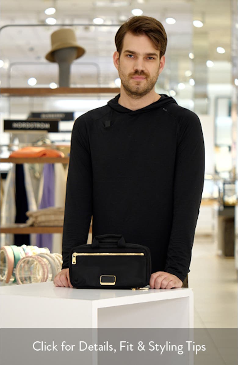 Small Madeline Nylon Cosmetics Bag, sales video thumbnail