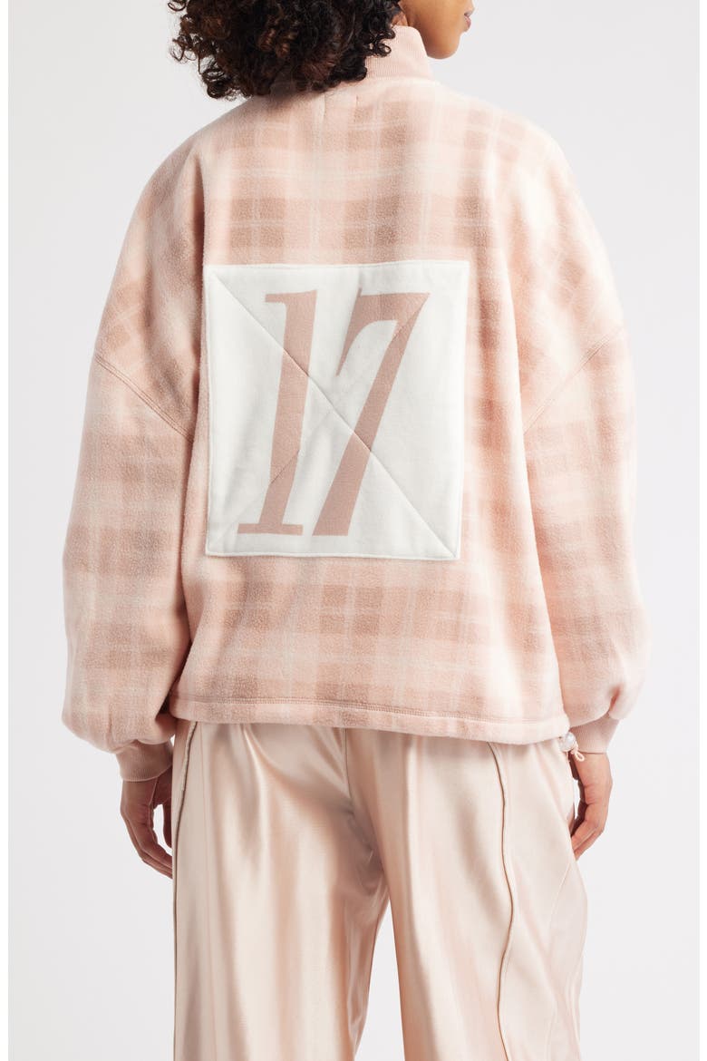 Alex On My Team A1 Quarter Zip Pullover, Alternate, color, PINK PLAID