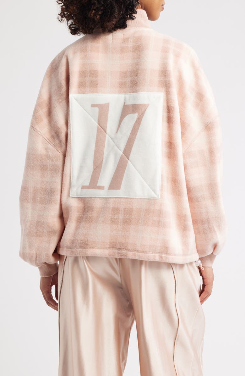 BOYS LIE Alex On My Team A1 Quarter Zip Pullover, Alternate, color, Pink Plaid