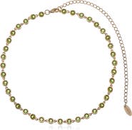 Ettika Cubic Zirconia Bezel Necklace
