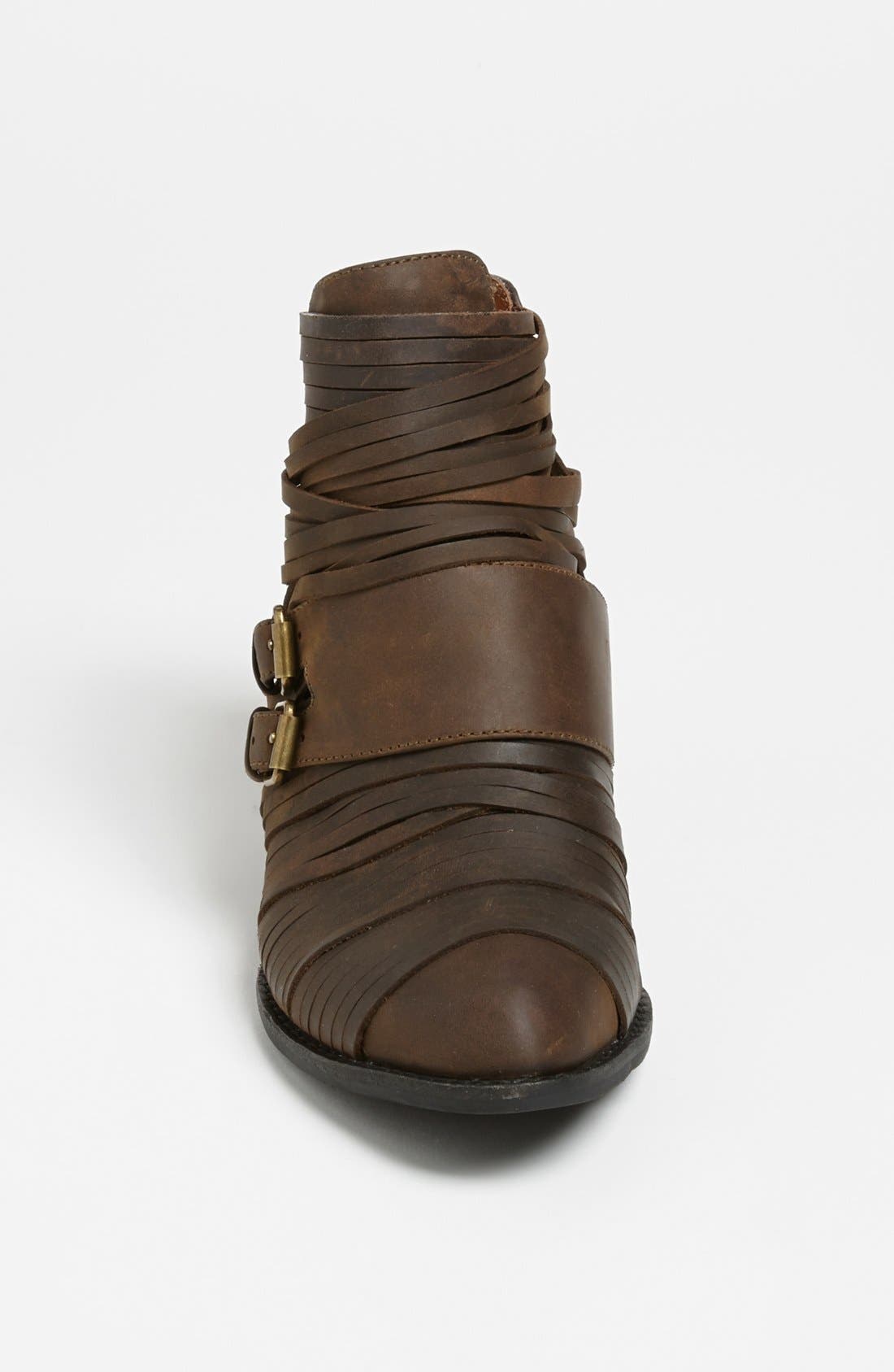 'Isley' Ankle Boot, Alternate, color, DISTRESSED BROWN