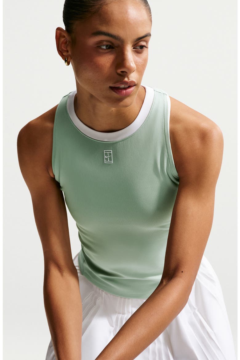 NikeCourt Dri-FIT Advantage Tank, Alternate, color, STEAM/ WHITE