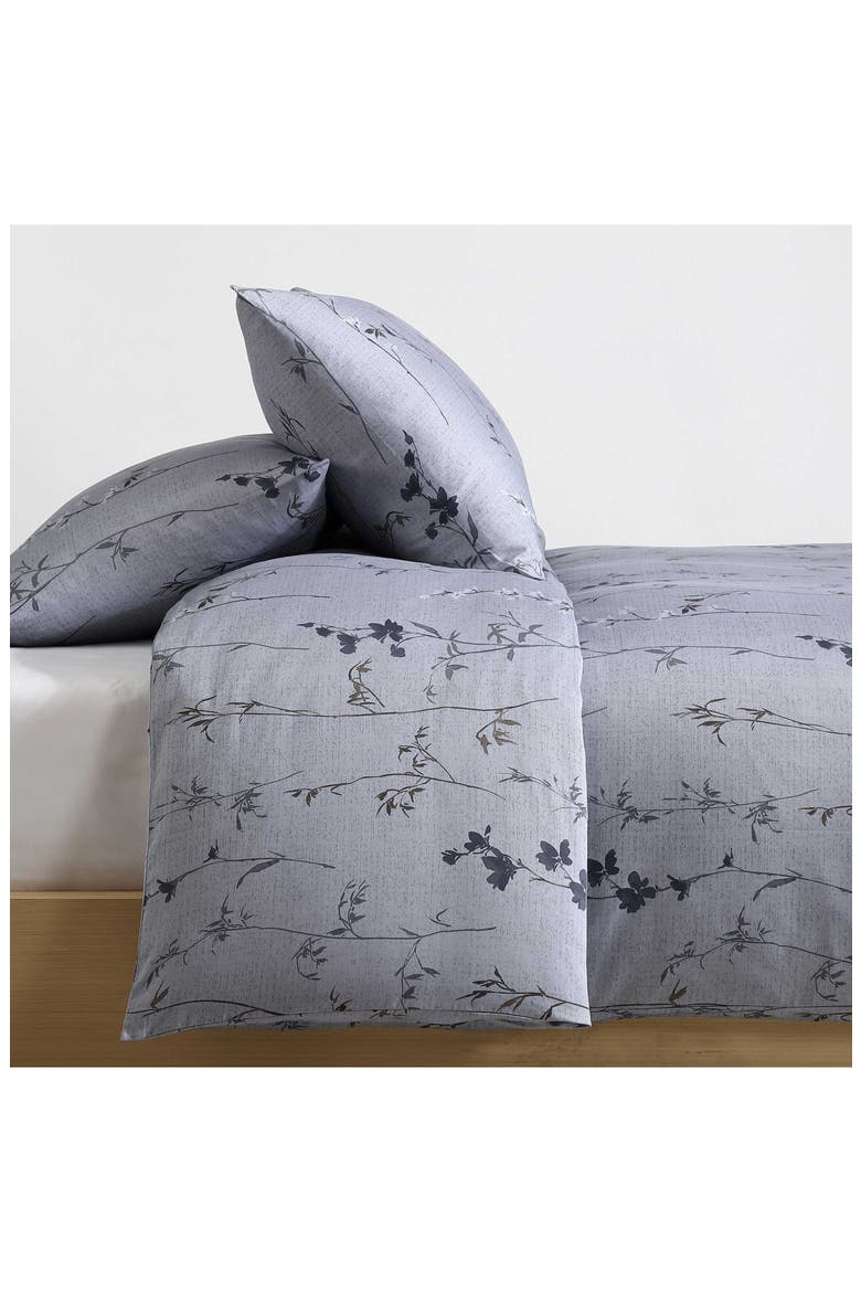 Wildflower Cotton Duvet & Shams Set, Alternate, color, MEDIUM PURPLE