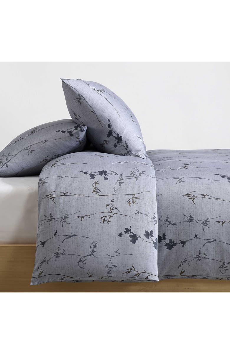 Calvin Klein Home Wildflower Cotton Comforter & Sham Set, Alternate, color, Medium Purple