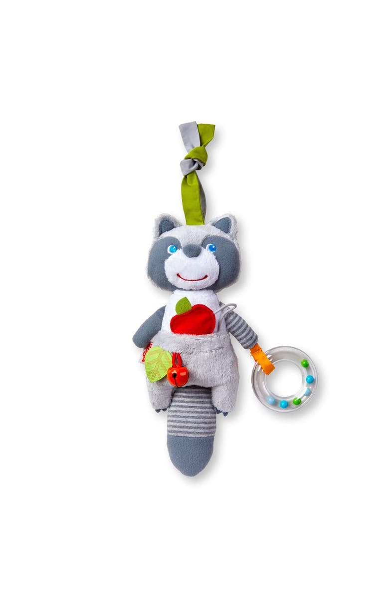 HABA Willie Raccoon Soft Dangling Figure for Crib, Stroller or Play Pen - Ages 6 Months and Up, Alternate, color, 