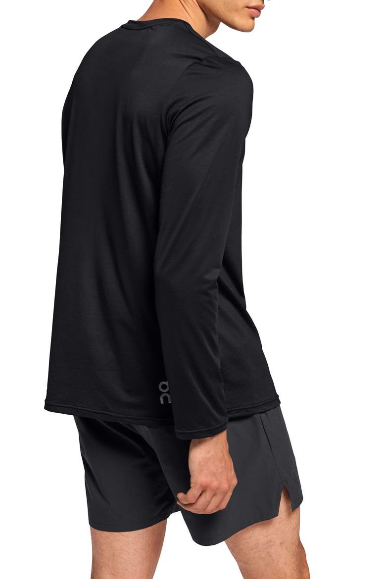 Core Long Sleeve T-Shirt, Alternate, color, BLACK