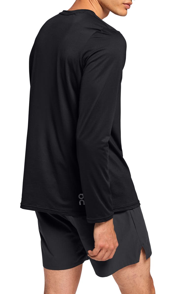 On Core Long Sleeve T-Shirt, Alternate, color, Black
