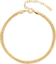 st. Moran Flat Curb Chain Necklace
