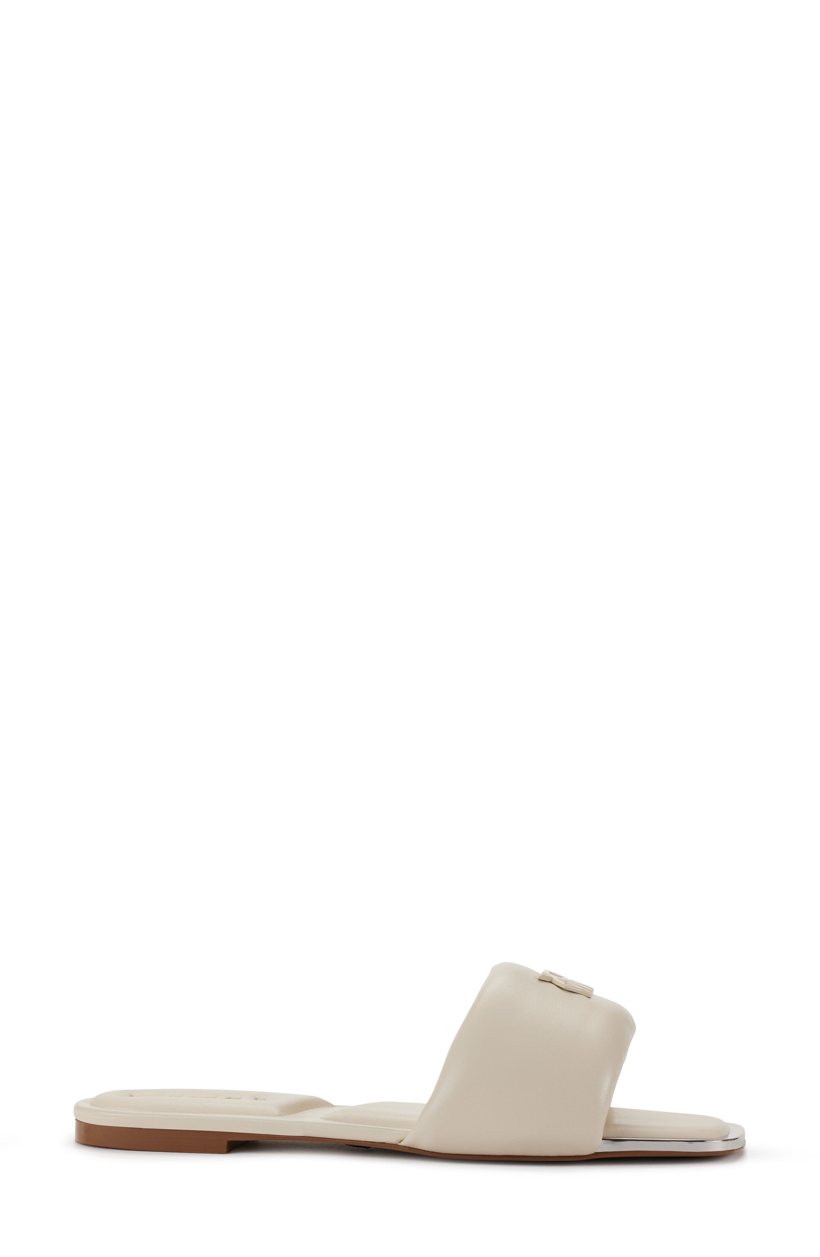 DKNY Slide Sandal, Alternate, color, Bone