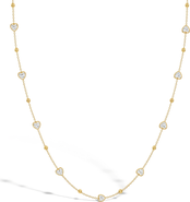 In Season Jewelry Polished Heart Station Plated Girls Necklace