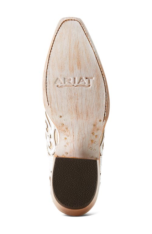 Ariat Valentina Western Boot In White