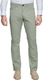 Johnston & Murphy Straight Leg Stretch Stretch Pima Cotton Pants