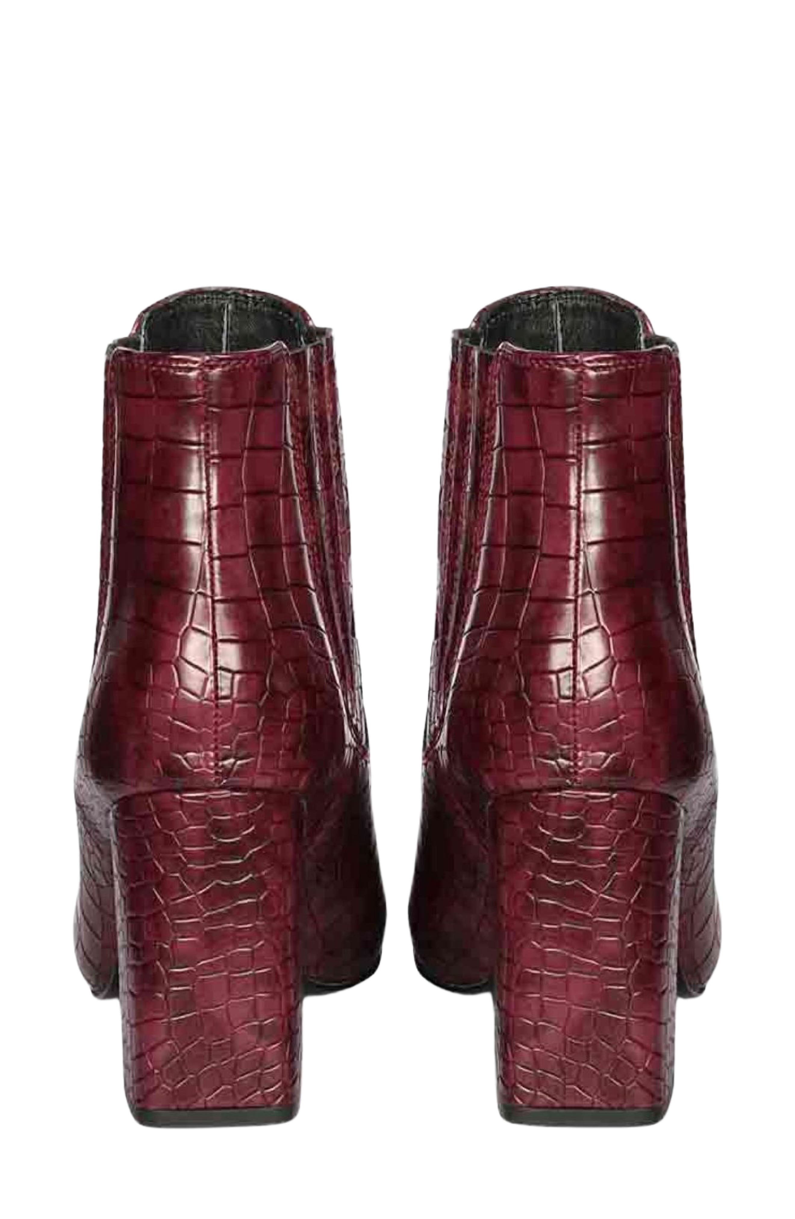 SAINT G Edwina Chelsea Boot, Alternate, color, Burgundy