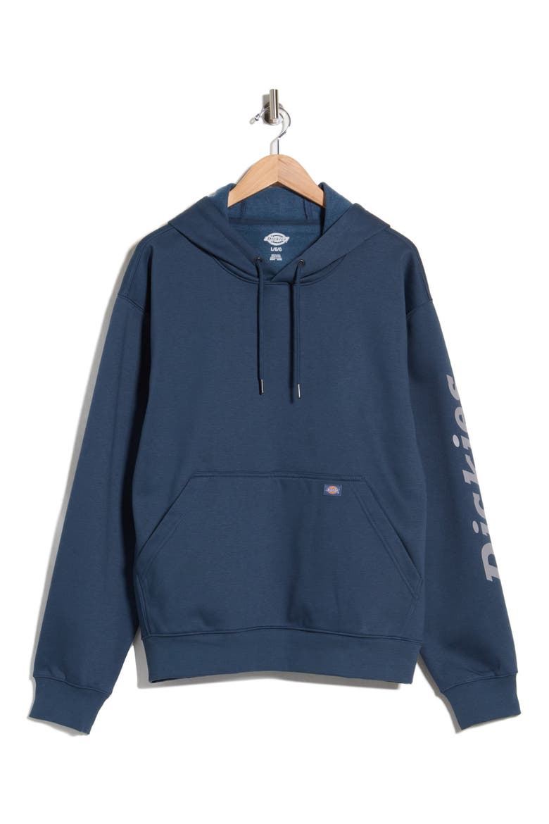 Wordmark Pullover Fleece, Main, color, AIR FORCE BLUE