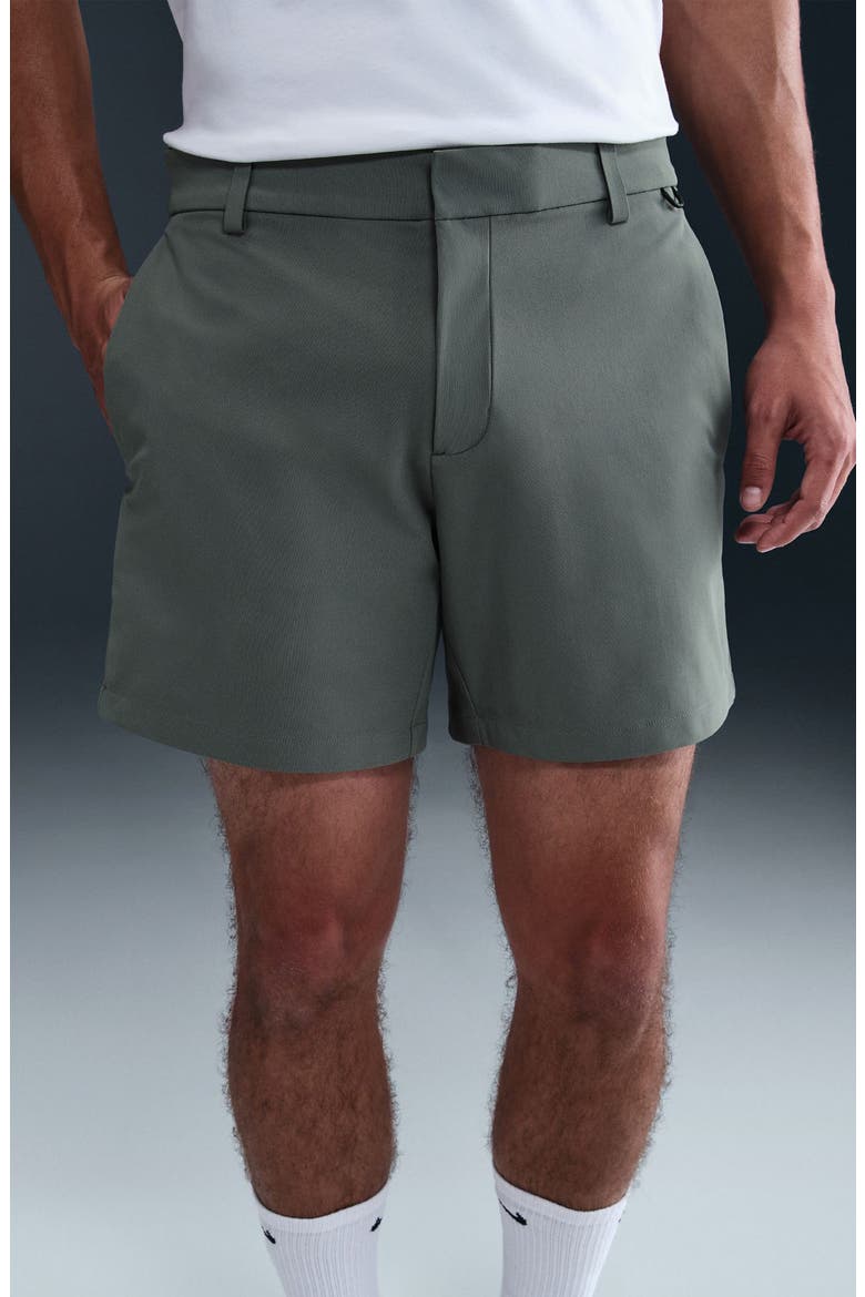 24.7 PerfectStretch Dri-FIT Flat Front Shorts, Alternate, color, SMOKE GREY/ BLACK/ NANO GREY