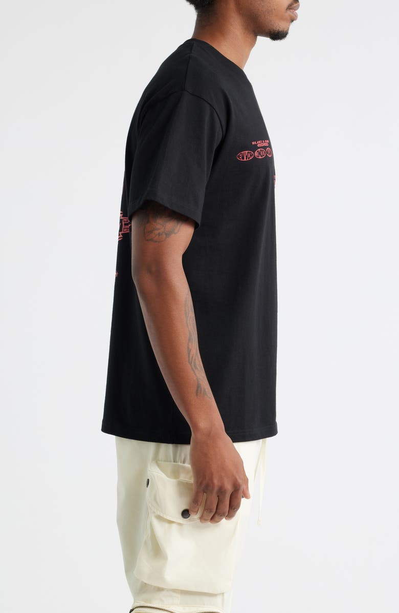 Billionaire Boys Club Sound Wave Graphic T-Shirt, Alternate, color, Black