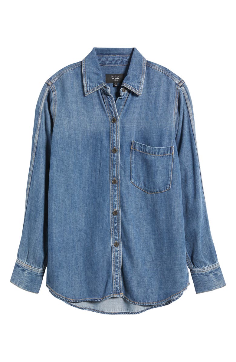 Rails Atticus Denim Button-Up Shirt, Alternate, color, Antique Blue