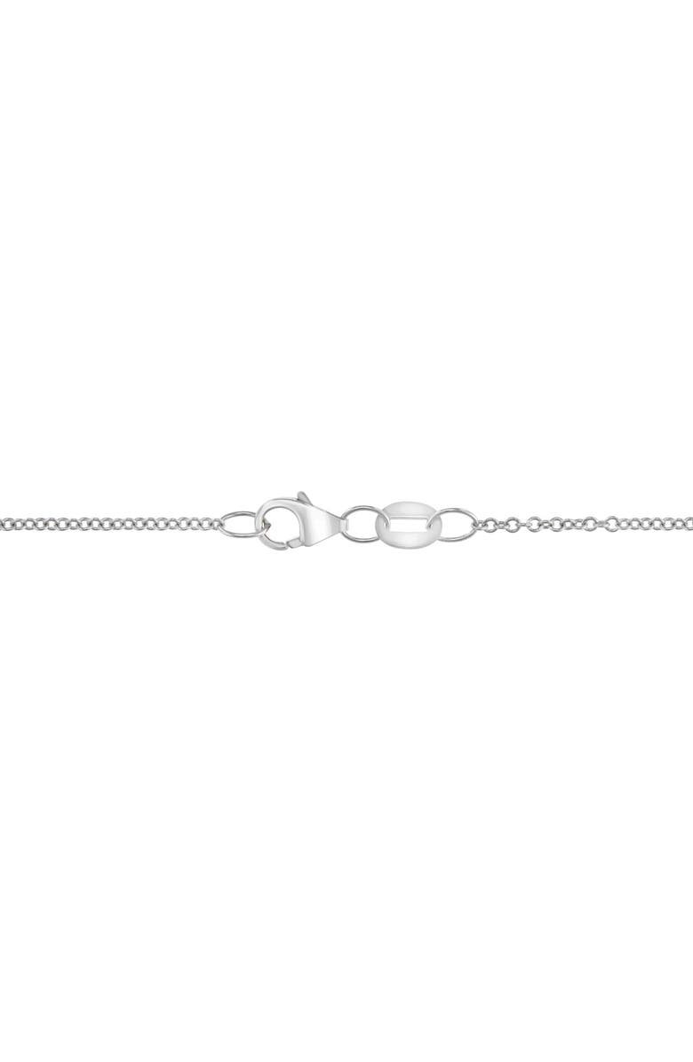 EFFY Sterling Silver & Diamond 'Peace' Necklace - 0.16 ctw, Alternate, color, 