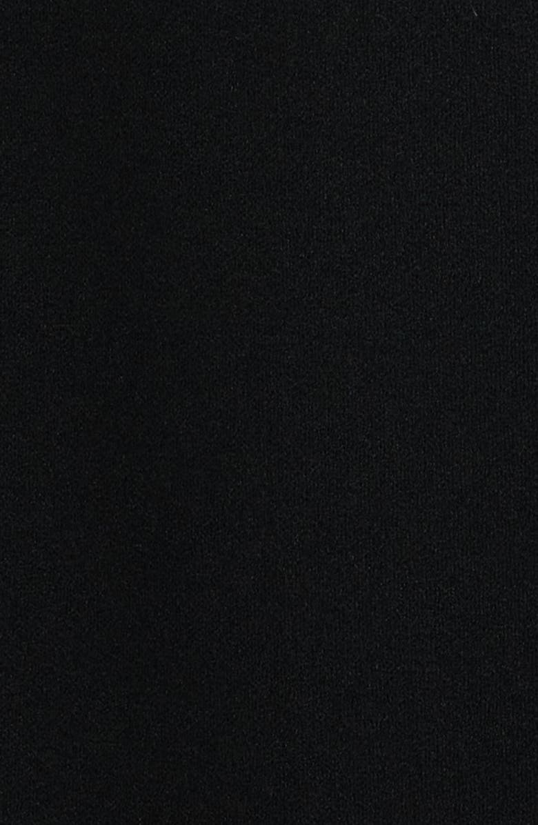 Ming Wang Long Sleeve Stretch Crepe Fit & Flare Dress, Alternate, color,