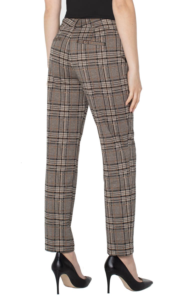 Liverpool Los Angeles Kelsey Glen Plaid Ponte Pants, Alternate, color, 