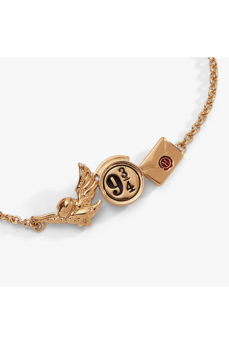 Harry Potter Platform 9 3/4 Cluster Bracelet, Alternate, color, Gold