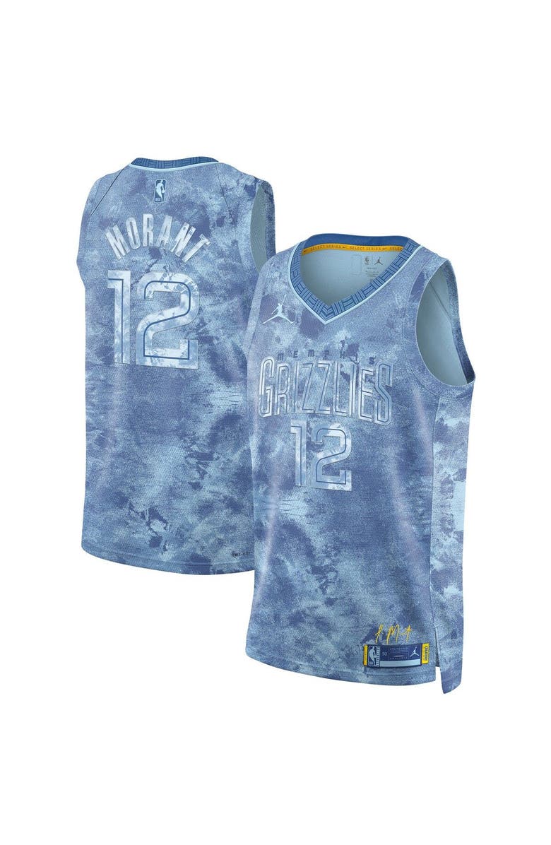 Nike Unisex Nike Ja Morant Light Blue Memphis Grizzlies Select Series Swingman Jersey, Main, color, Light Blue