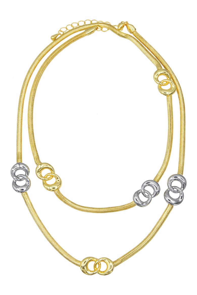 Aurea Long Necklace, Main, color, GOLD