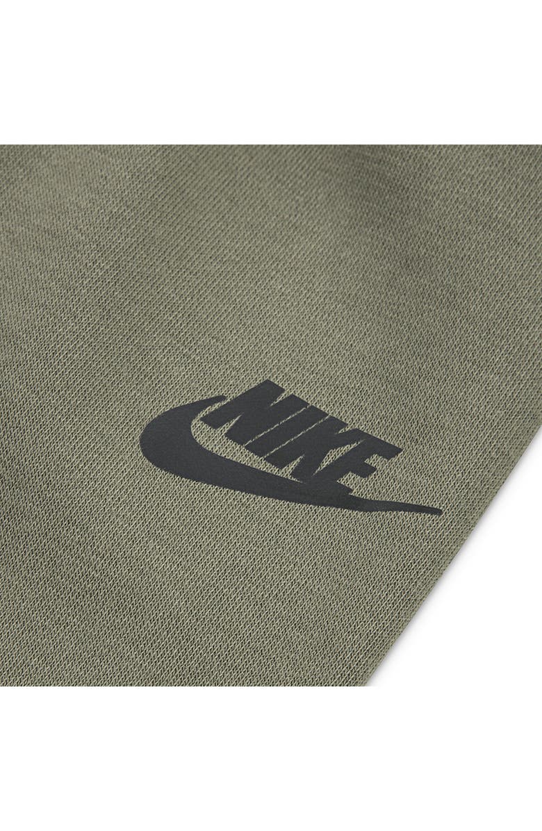 Nike Future Utility Faux Shearling Vest, Logo T-Shirt & Fleece Joggers Set, Alternate, color, Dark Stucco
