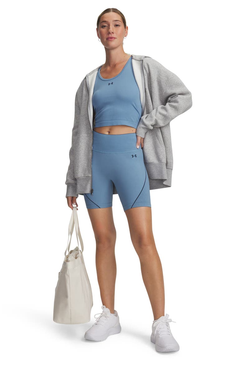 Vanish Seamless Bike Shorts, Alternate, color, BLUE / NAVY / WASHED NAVY