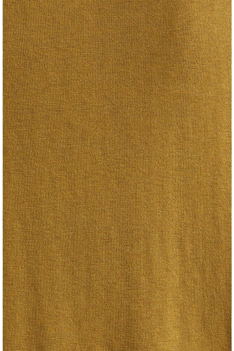 Musette Silk & Cotton Sweater, Alternate, color, OLIVE GREEN