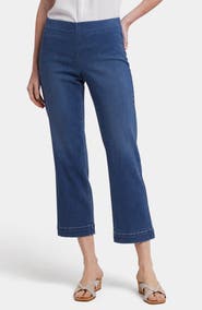 NYDJ Bailey Pull-On Ankle Relaxed Straight Leg Jeans