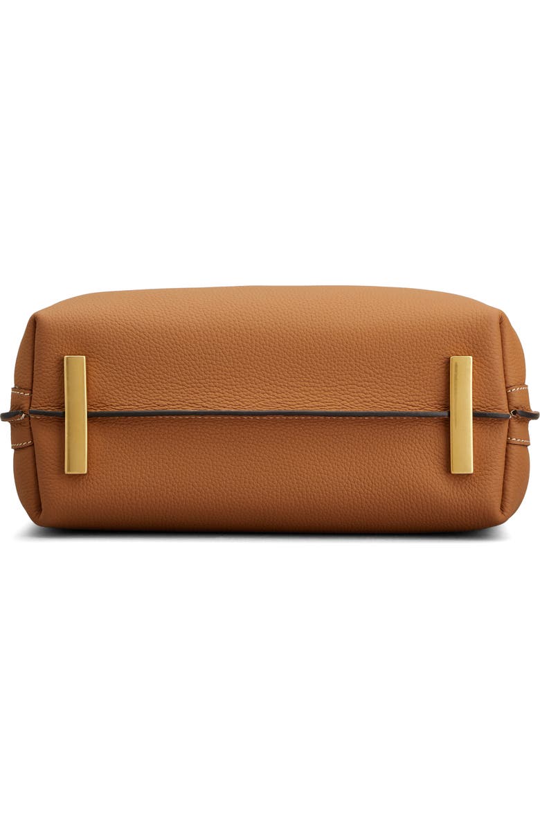 Tod's Mini T Timeless Leather Top Handle Bag, Alternate, color, Kenia Scuro