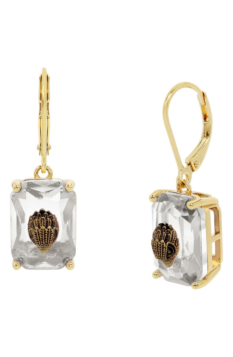Kurt Geiger London Eagle Stone Leverback Earrings, Main, color,