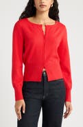 Open Edit Softluxe Crewneck Cardigan
