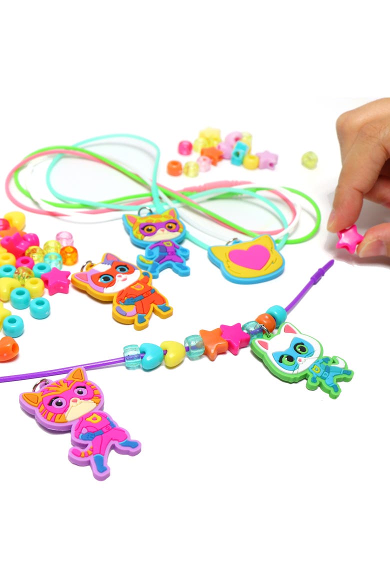 Super Kitties Necklace Activity Set, 161 Pieces, Alternate, color, Multicolored