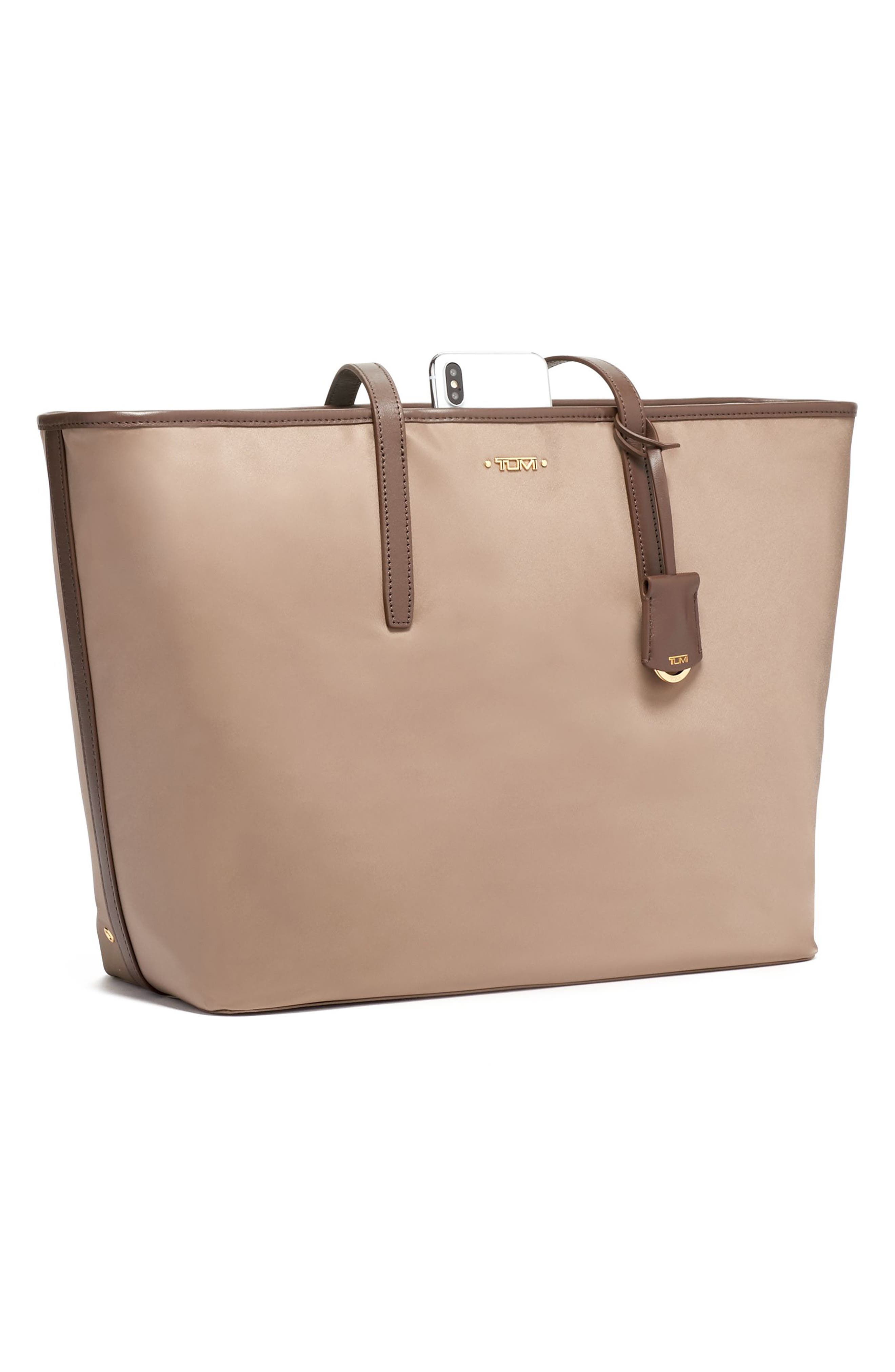 Voyageur Everyday Nylon Tote, Alternate, color, FOSSIL