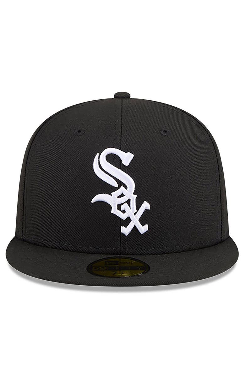 New Era Men's New Era Black Chicago White Sox 2026 Jackie Robinson Day 59FIFTY Fitted Hat, Alternate, color, Black