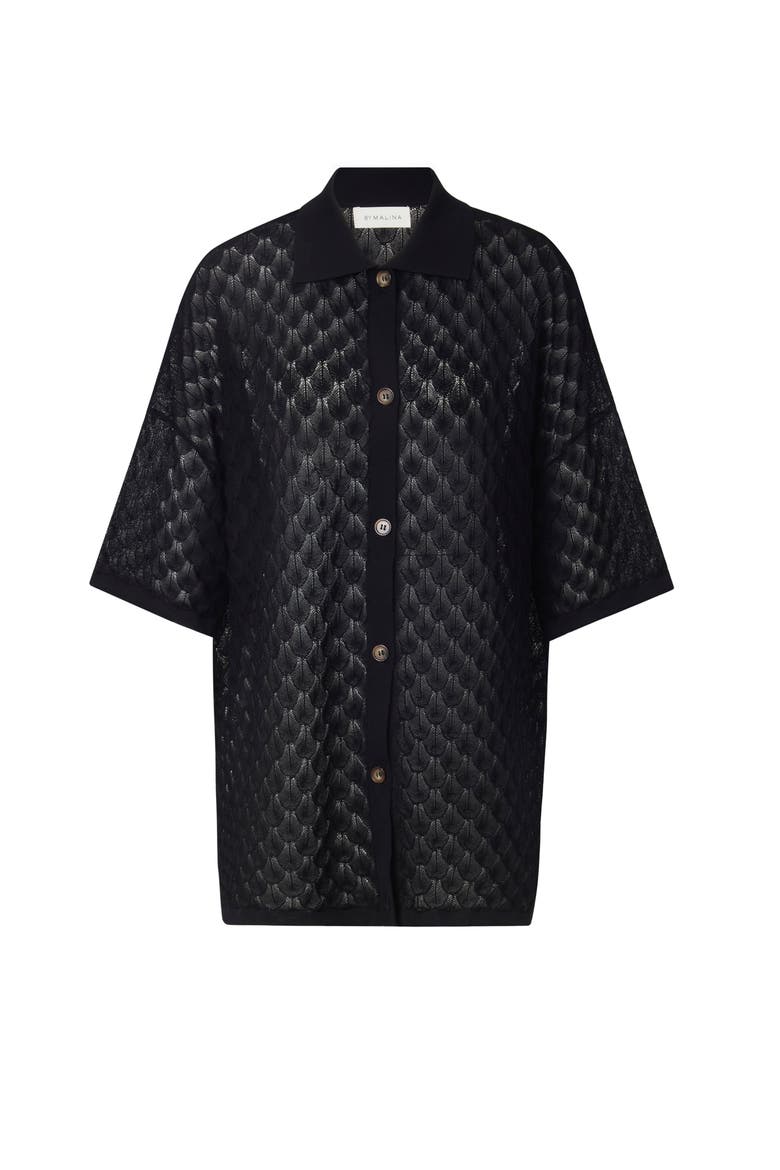 Moa Knitted Shirt, Alternate, color, Black