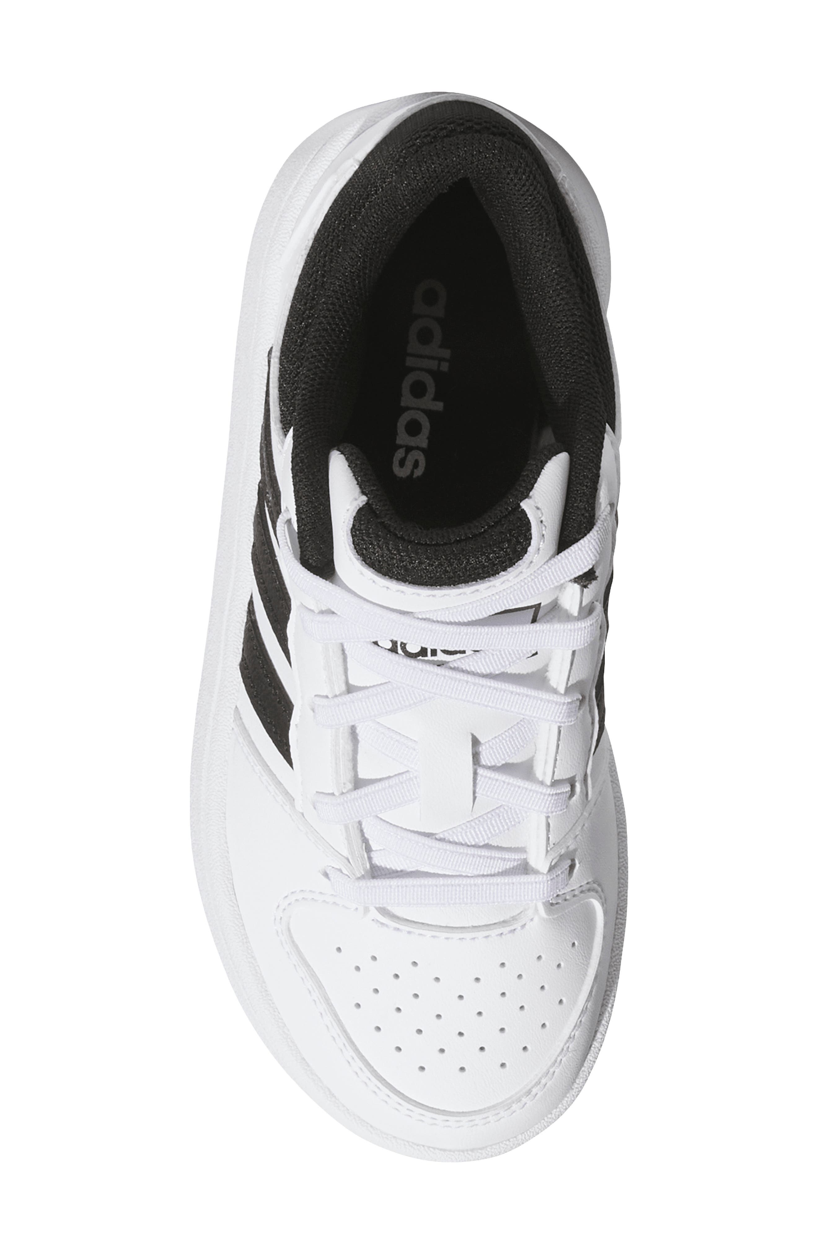 adidas Kids' Hoops Classic Sneaker, Alternate, color, Footwear White/ Core Black