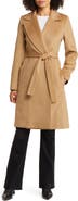 Fleurette Wool Wrap Coat