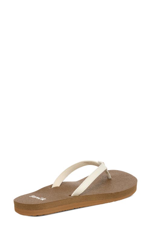 Sanuk Yoga Joy Ii Flip Flop In Brown