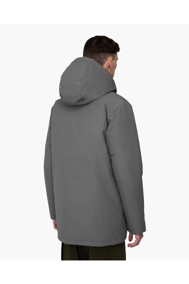 JULES | Hooded Down Winter Jacket, Alternate, color, Steel Grey