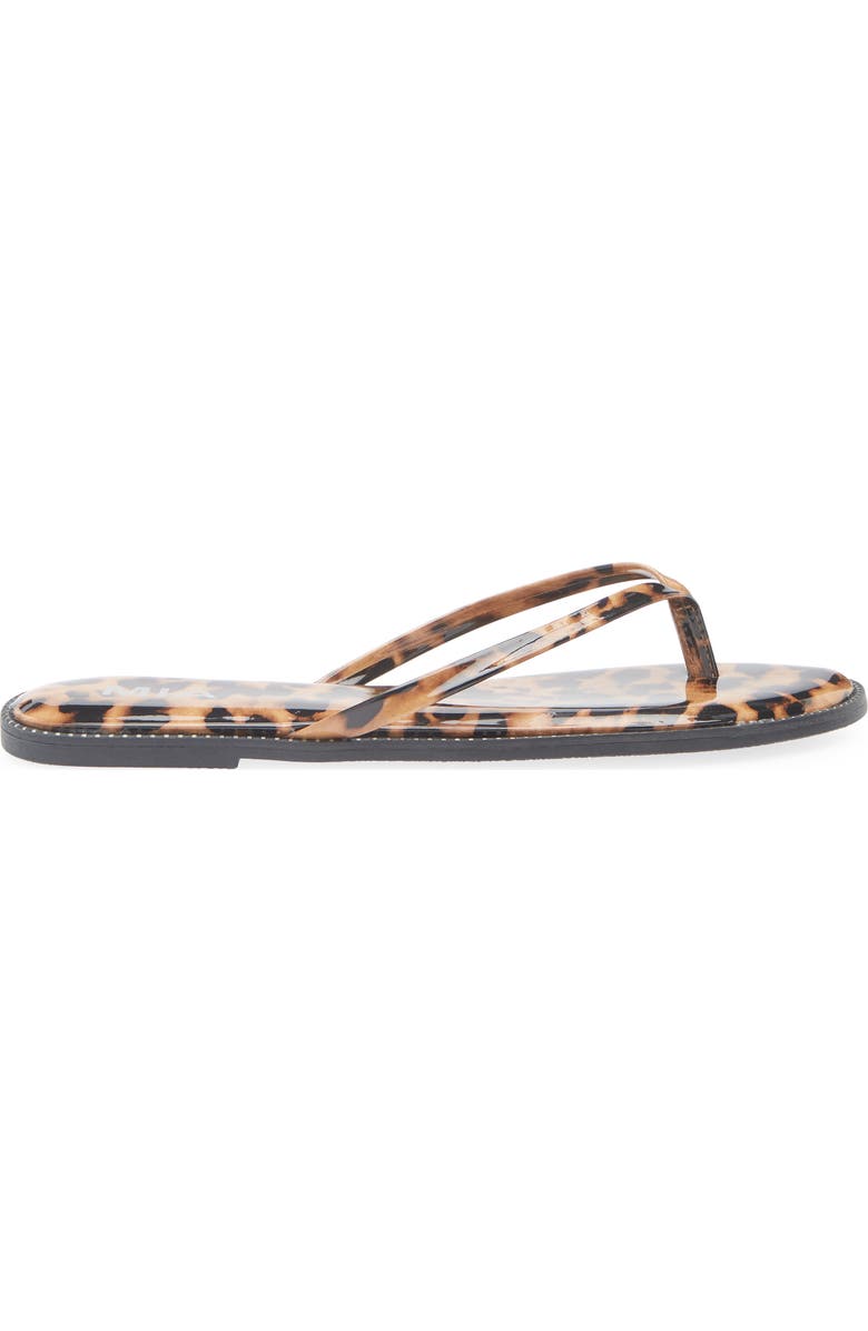 MIA Aster Flip Flop, Alternate, color, Leopard Print