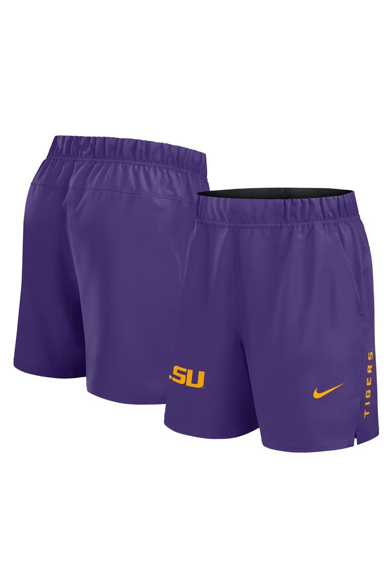 Men's Nike Purple LSU Tigers Primetime Woven Victory Performance Shorts, Alternate, color, Purple