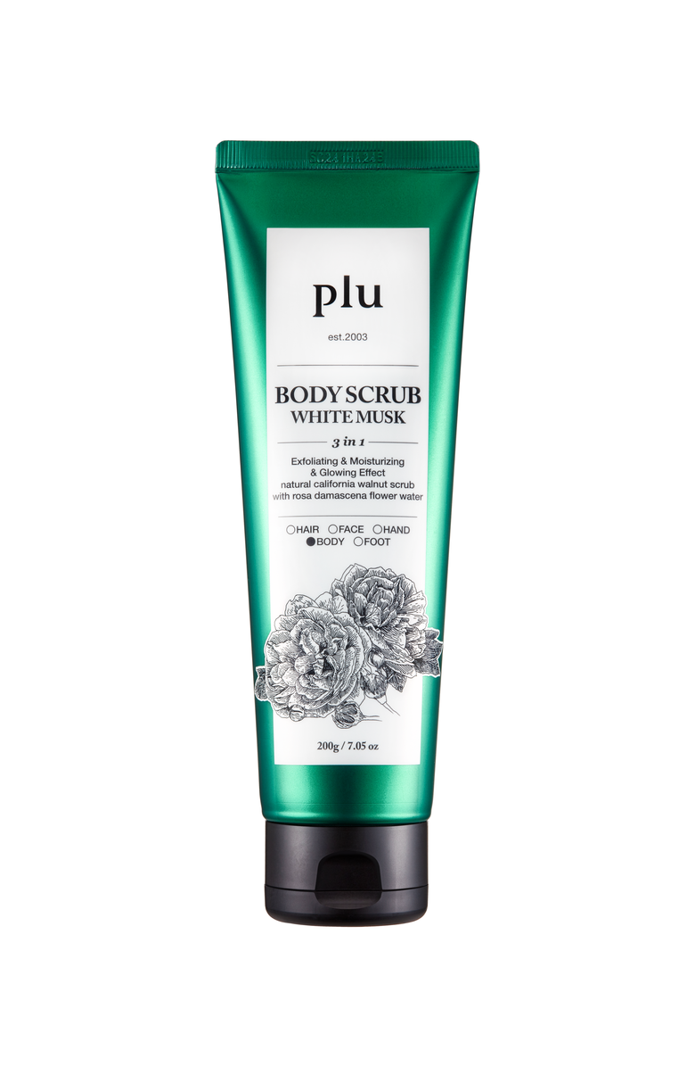 Plu Body Scrub White Musk, Main, color, NO COLOR
