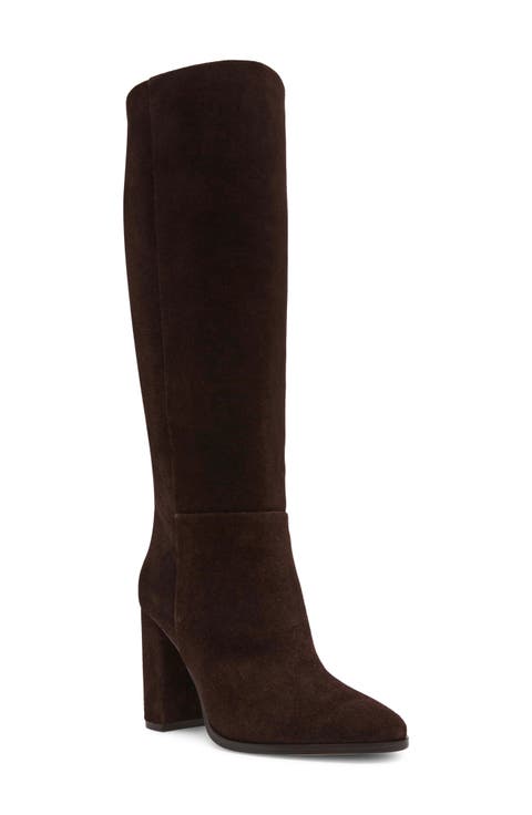 Joette Leather Knee High Boot