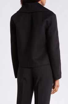 Winsome Cropped Double Face Coat