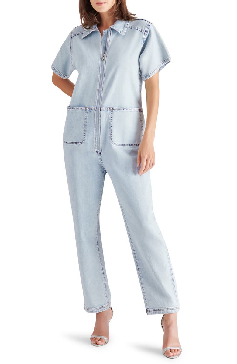 Steve Madden Eira Denim Jumpsuit, Main, color,